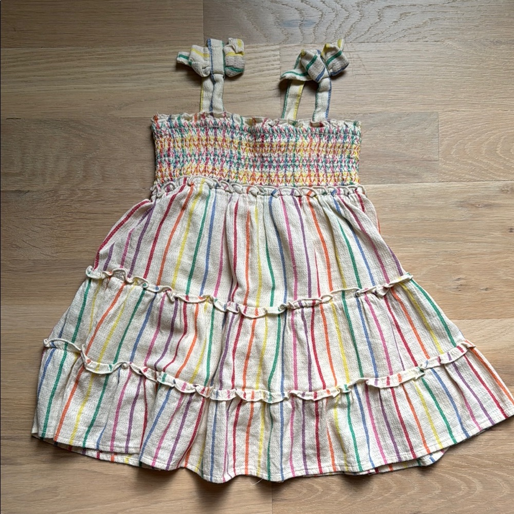 Toddler Girls’ Cat & Jack Rainbow Stripe Dress - Size 4T